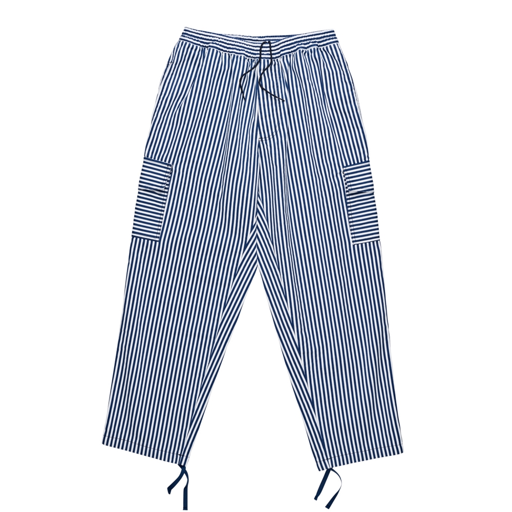 Polar Skate Co. Striped Cargo Pant (White/Navy)