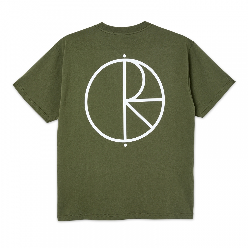 Polar Skate Co. Stroke Logo T-Shirt (Uniform Green)