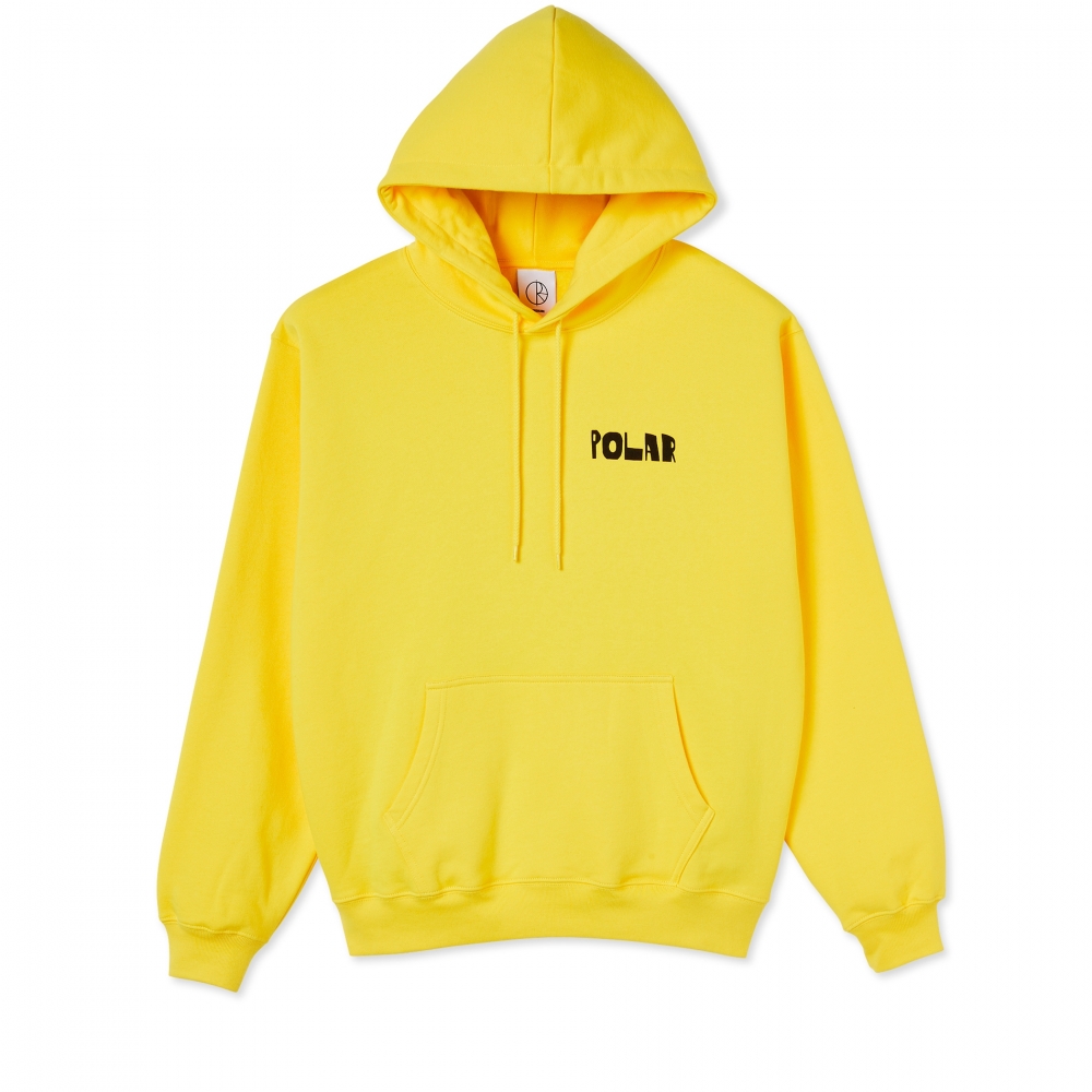 Polar Skate Co. Trippin Pullover Hooded Sweatshirt (Lemon)