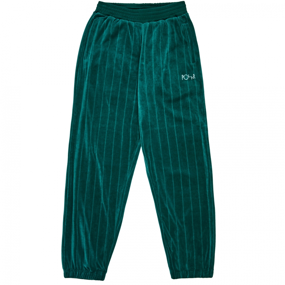 Polar Skate Co. Velour Sweatpants (Dark Green)