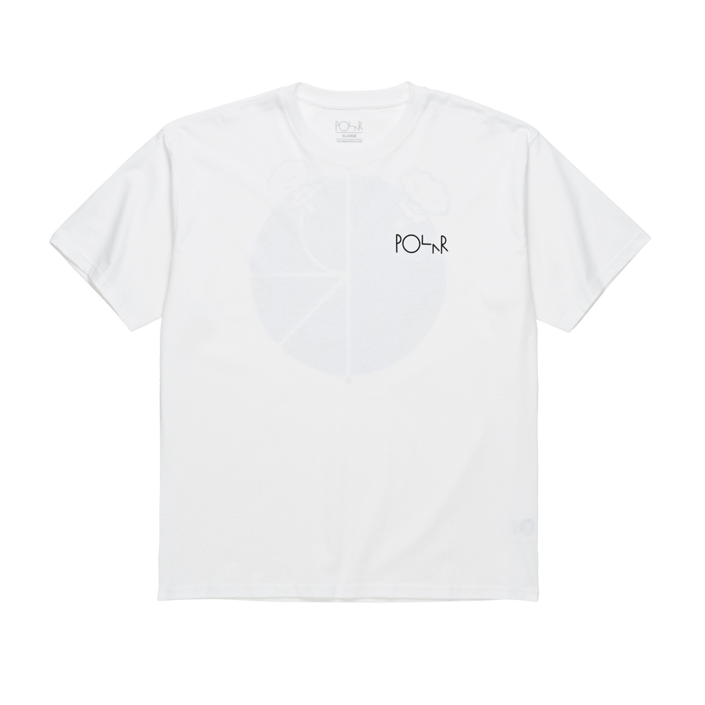 Polar Skate Co. World Fill Logo T-Shirt (White)