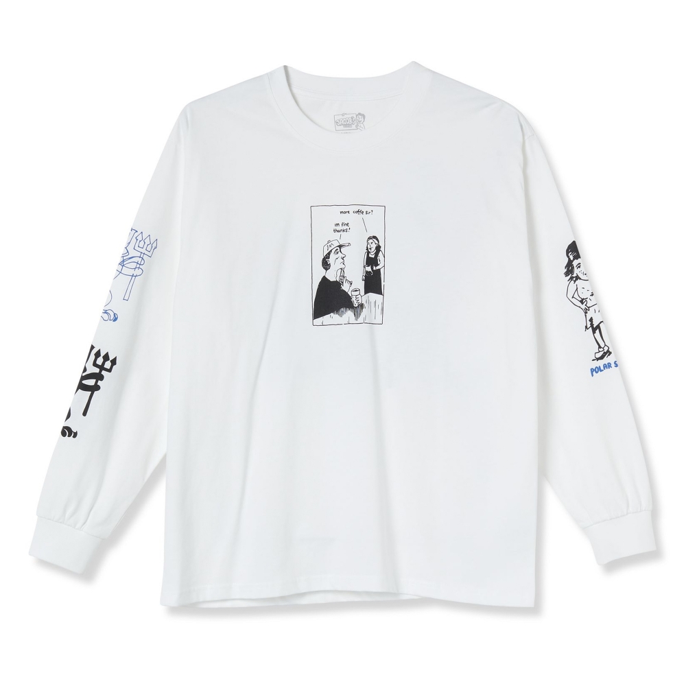 Polar Skate Co. Year 2020 Long Sleeve T-Shirt (White)