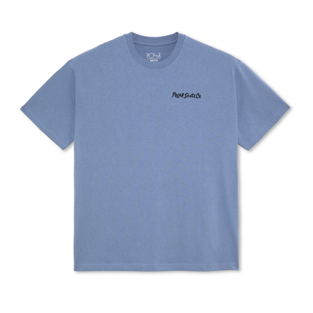 Polar Skate Co. Yoga Trippin' T-Shirt (Oxford Blue)