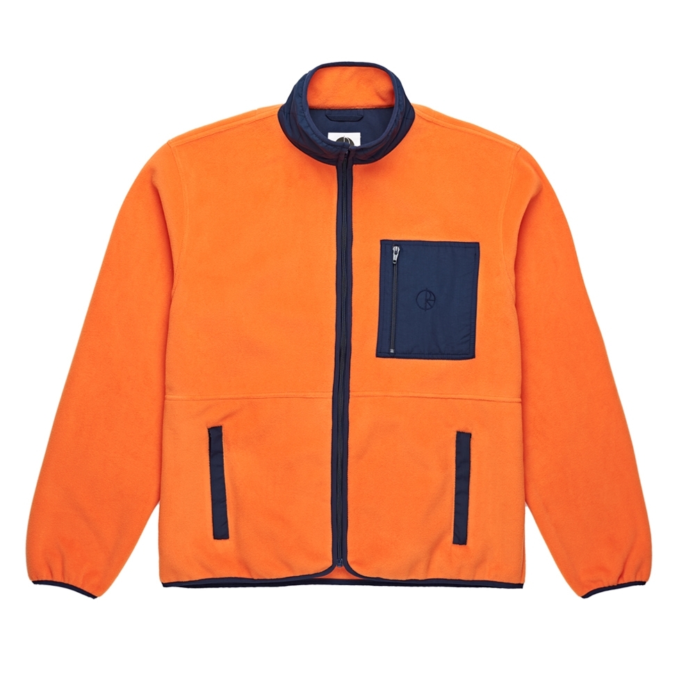 Polar Skate Co. Stenström Fleece Jacket (Orange/Navy)