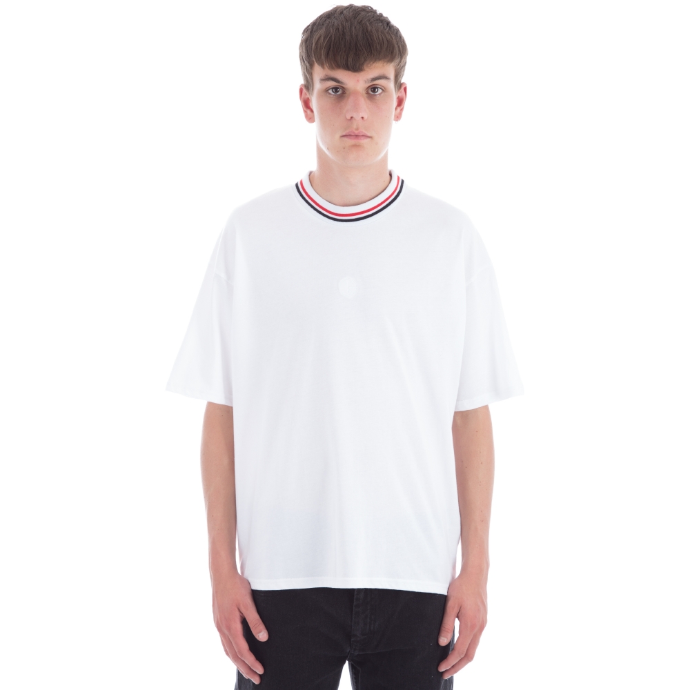 Polar Skate Co. Striped Rib T-Shirt (White)