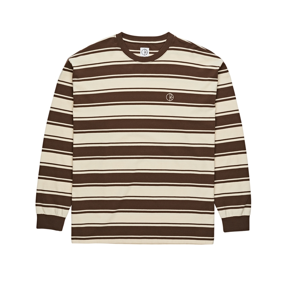 Polar Skate Co. Tilda Long Sleeve T-Shirt (Brown/Cream)
