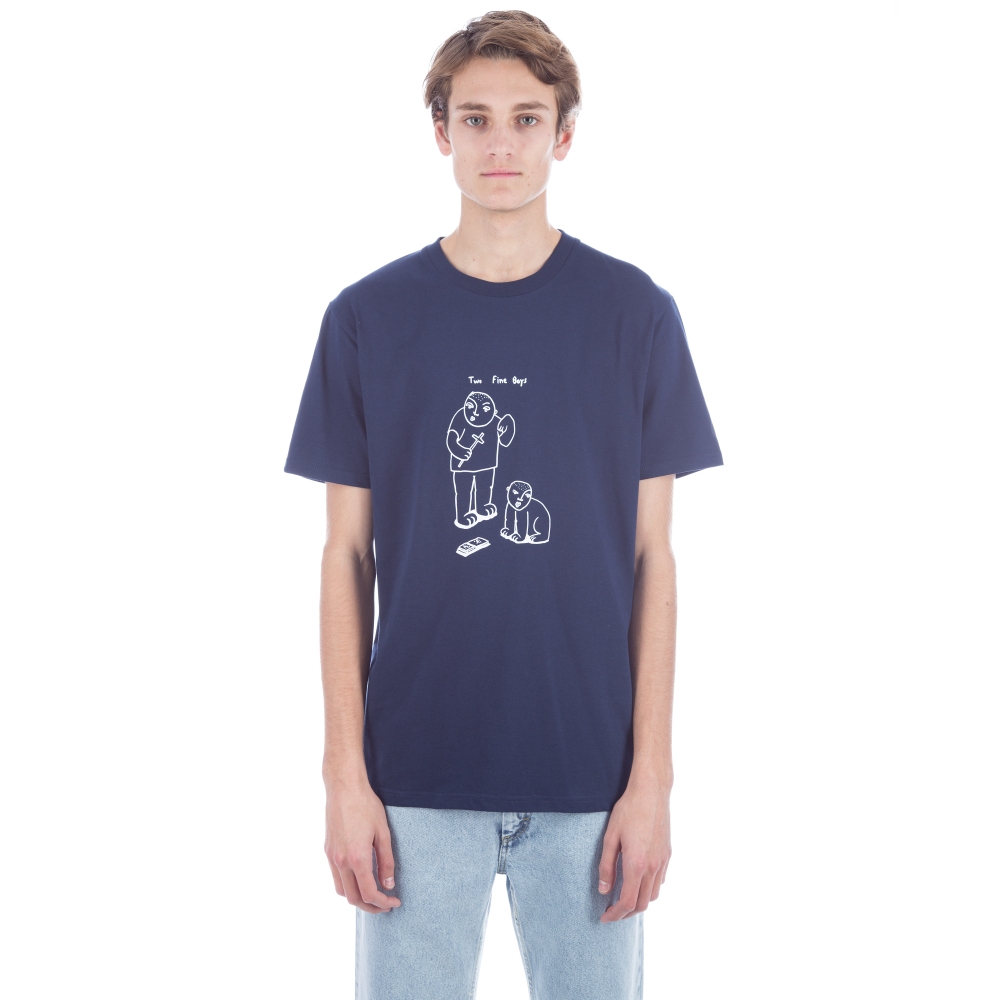 Polar Skate Co. Two Fine Boys T-Shirt (Navy)
