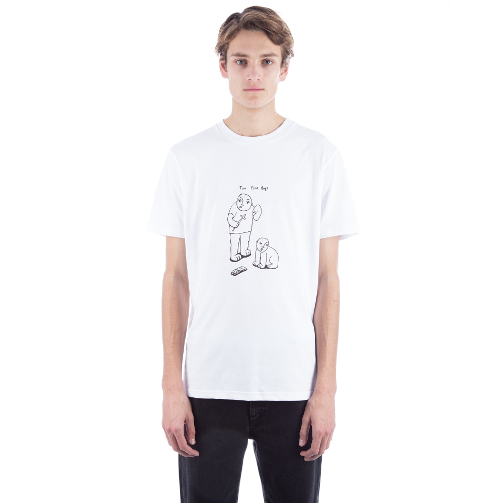 Polar Skate Co. Two Fine Boys T-Shirt (White)