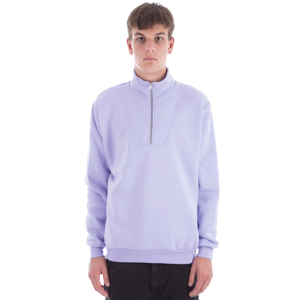 Polar Skate Co. Zip Neck Sweatshirt (Lavender)