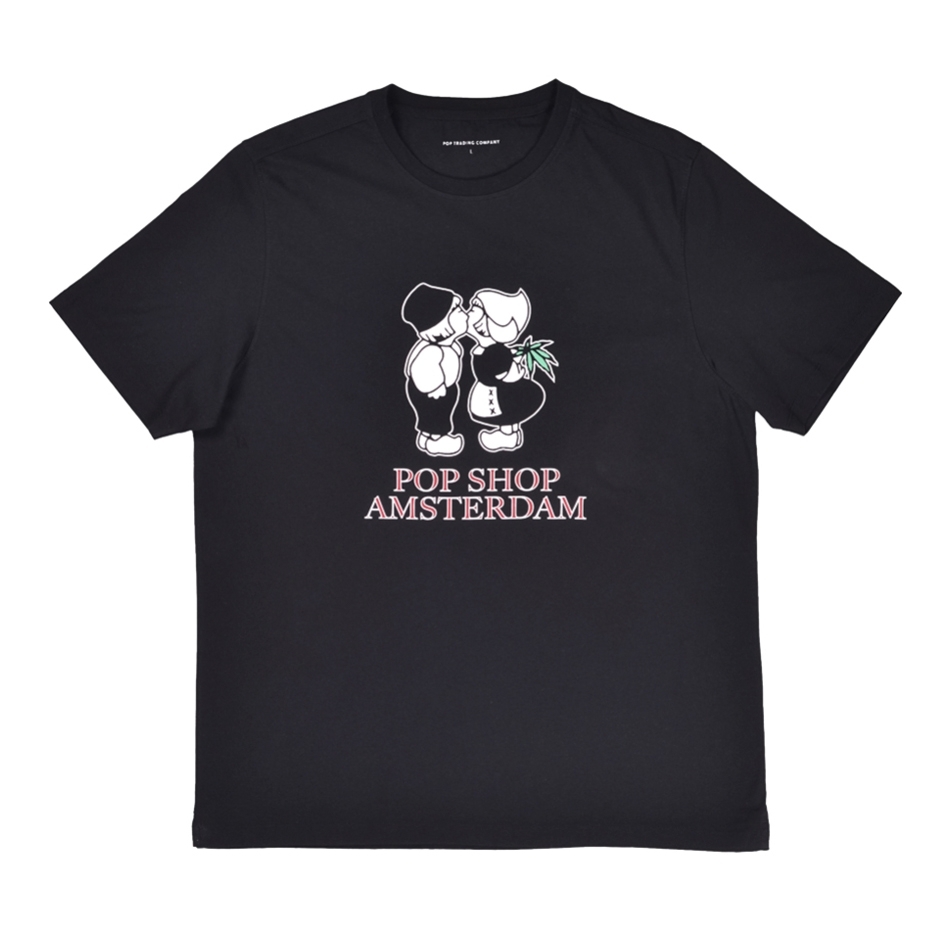 Pop Trading Company Amsterdam T-Shirt (Black)