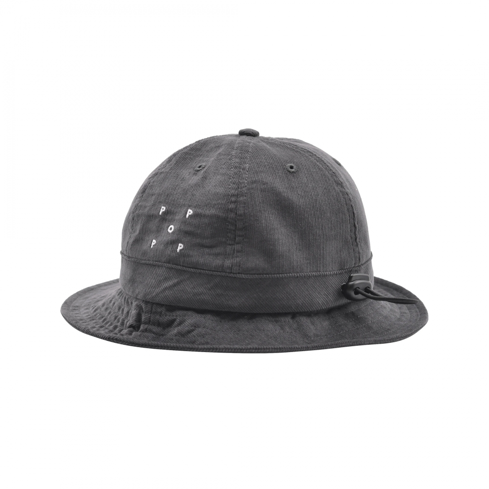 Pop Trading Company Minicord Bell Hat (Anthracite)