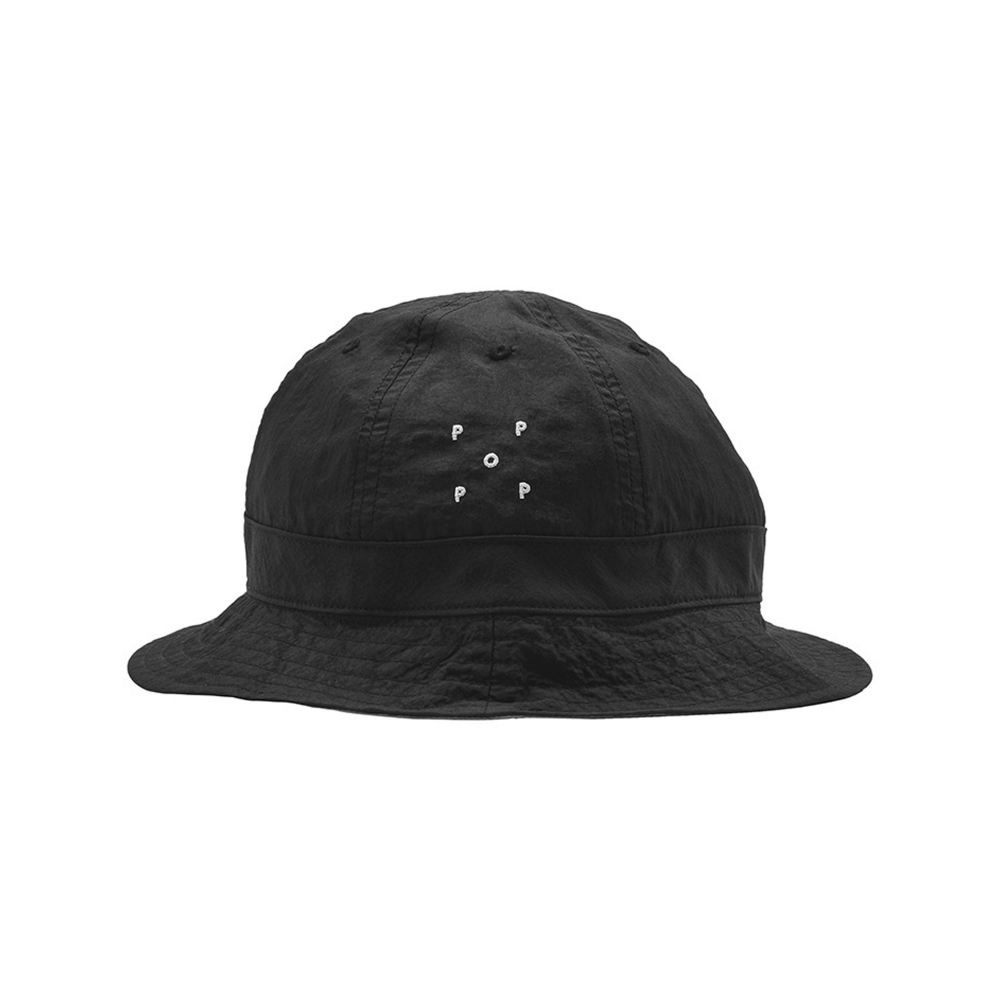 Pop Trading Company Reversible Bell Hat (Black/Silver)
