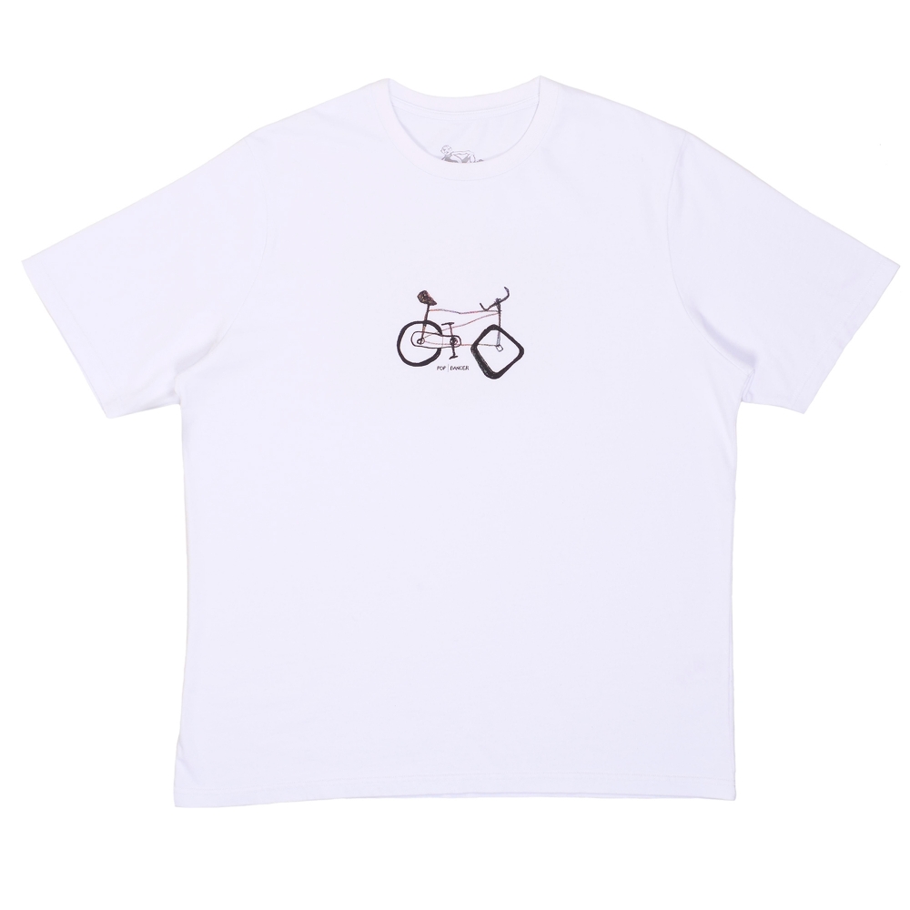 Pop Trading Company x Dancer Bike T-Shirt (White)