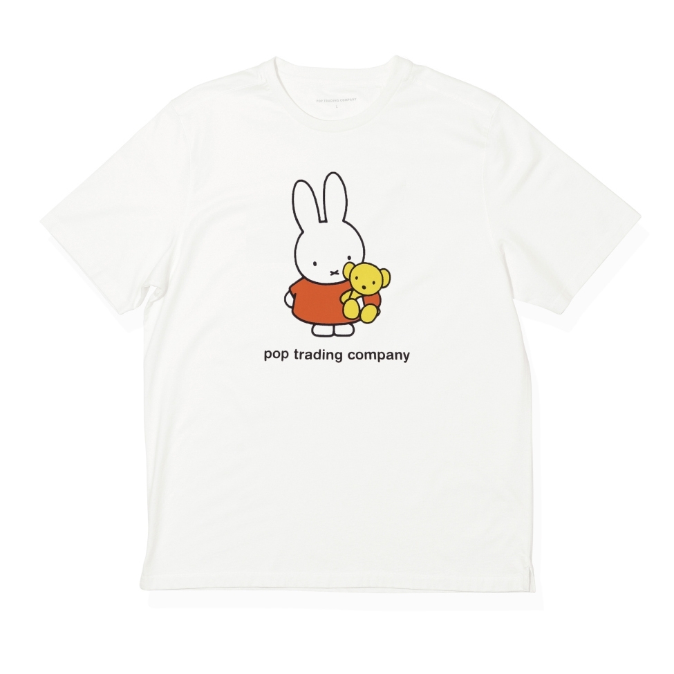 Pop Trading Company x Miffy Bear T-Shirt (White)