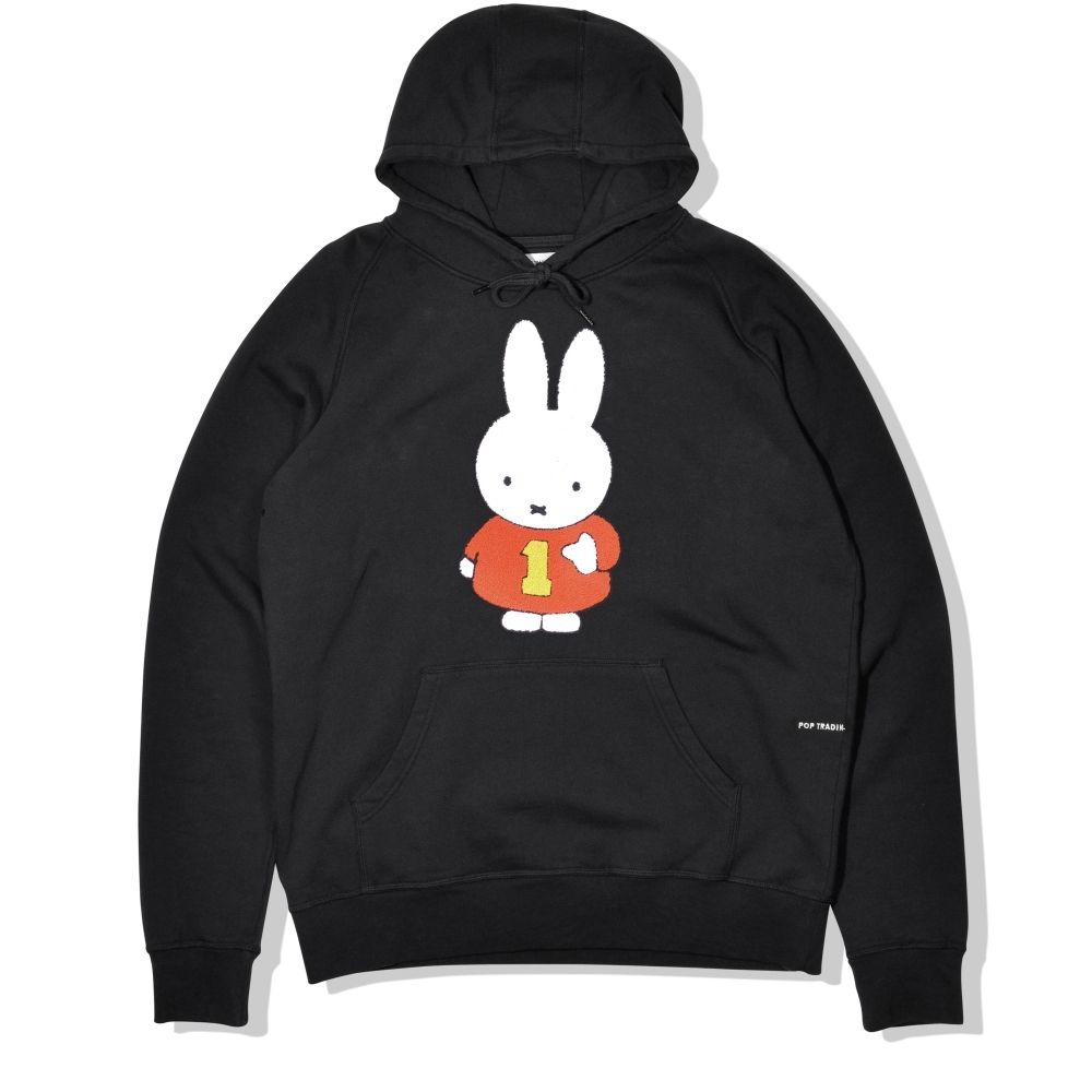 Pop Trading Company x Miffy Pullover Hooded Sweatshirt (Black)