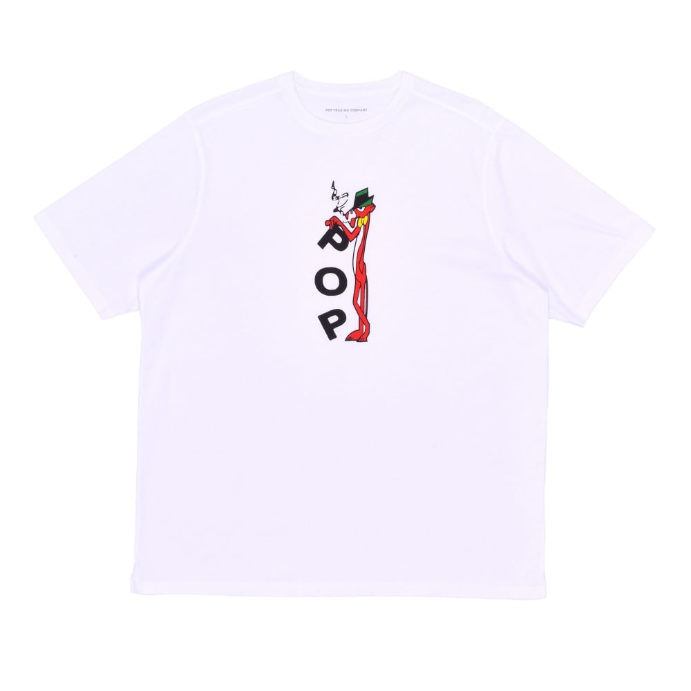 Pop Trading Company Cool Cat T-Shirt (White)