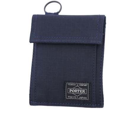 Porter Type A Cube Wallet (Navy)