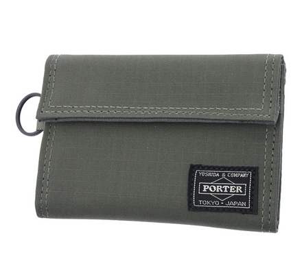Porter Type B Cube Wallet (Khaki)