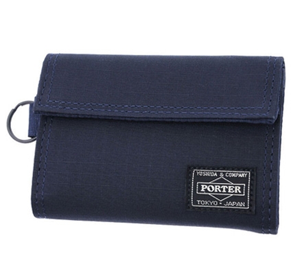 Porter Type B Cube Wallet (Navy)