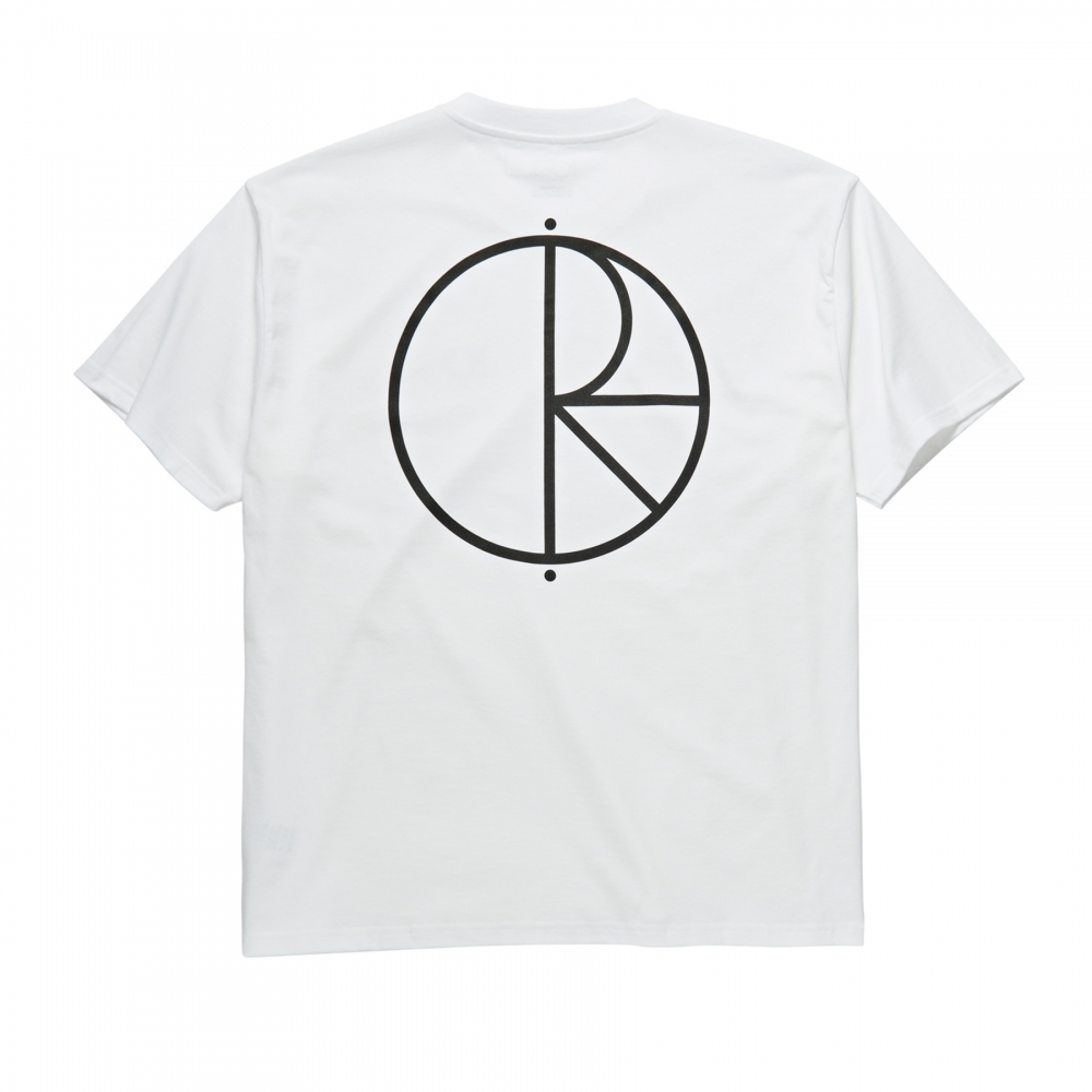 Polar Skate Co. Stroke Logo T-Shirt (White/Black)