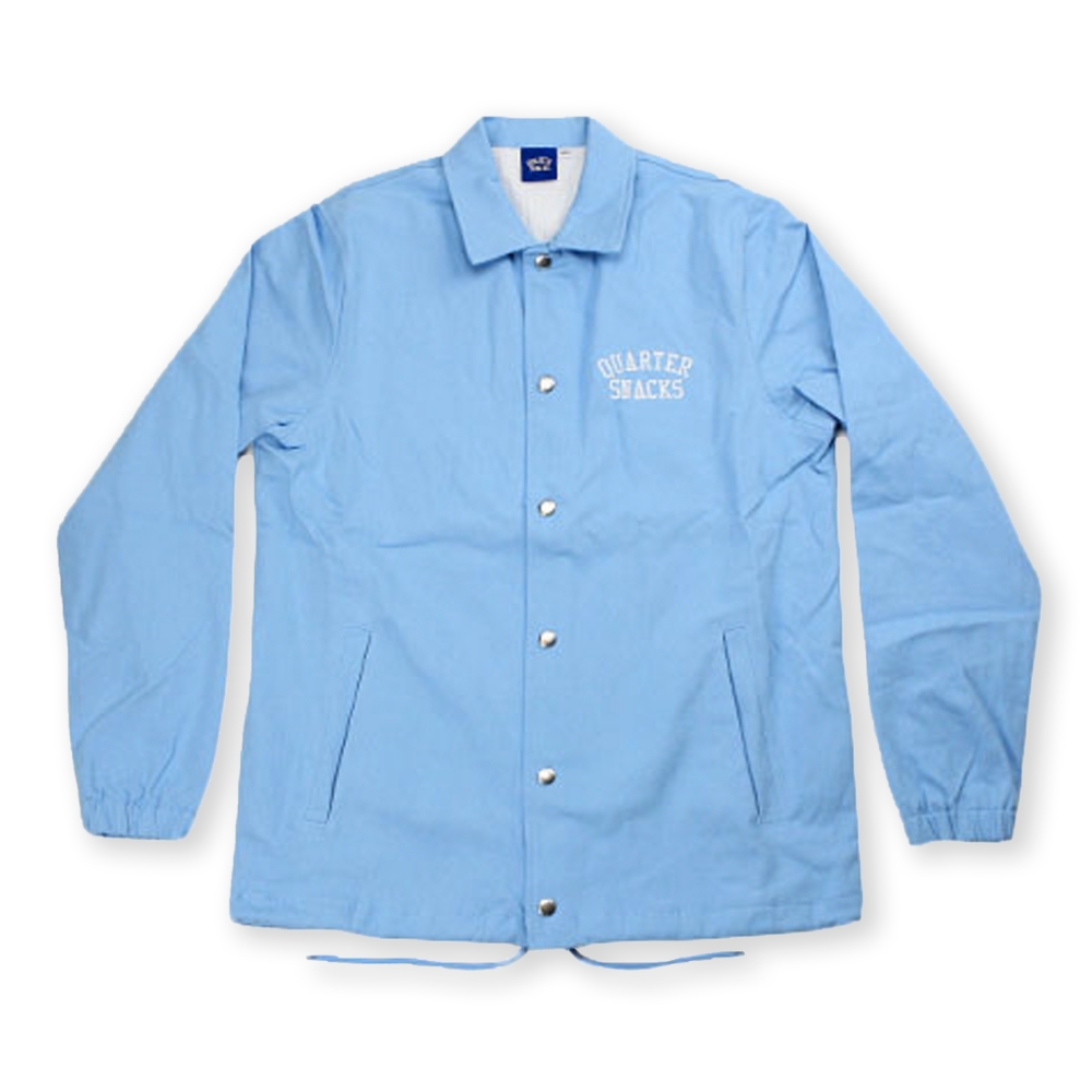 Quartersnacks Cotton Canvas Coach Jacket (Baby Blue) - Consortium.