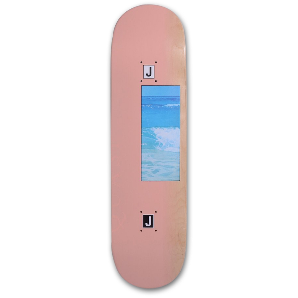 Quasi Johnson Ocean Two Skateboard Deck 8.5" (Rose/Natural)