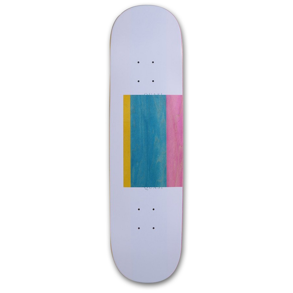 Quasi Proto One Skateboard Deck 8.25" (White/3 Colour Split)