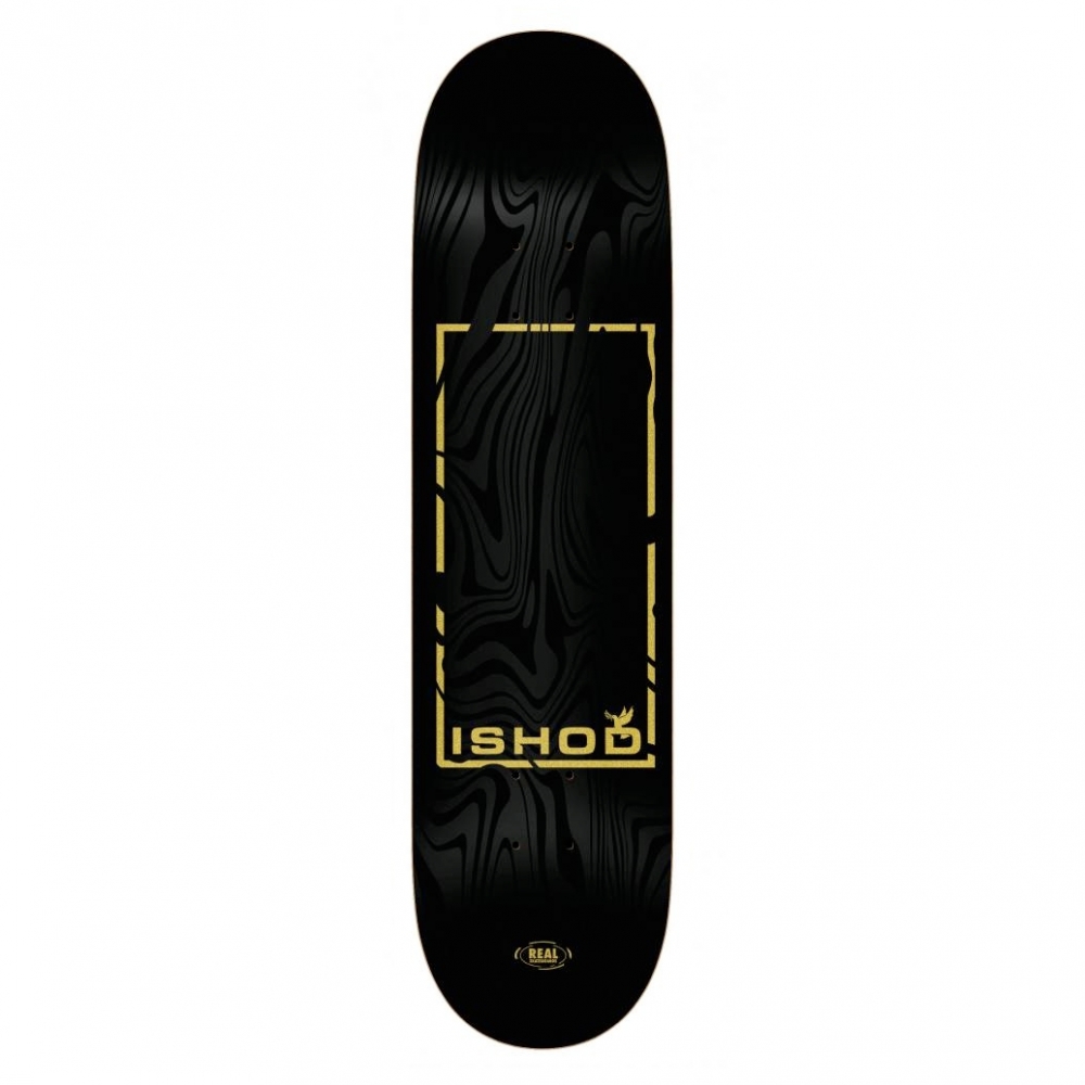 Real Ishod Marble Dove Full SE Skateboard Deck 8.5" (Black)