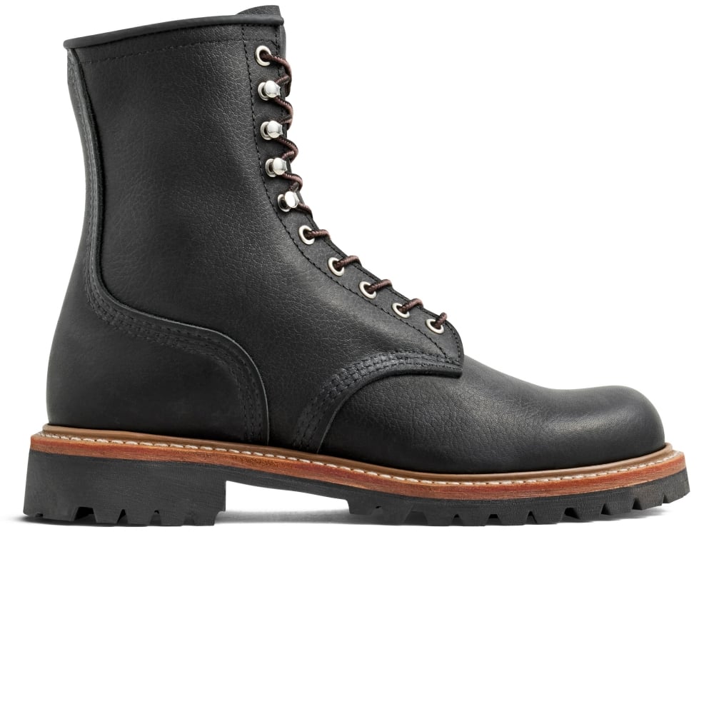 Red Wing 4501 8-Inch Logger Boots (Black Oil Slick)