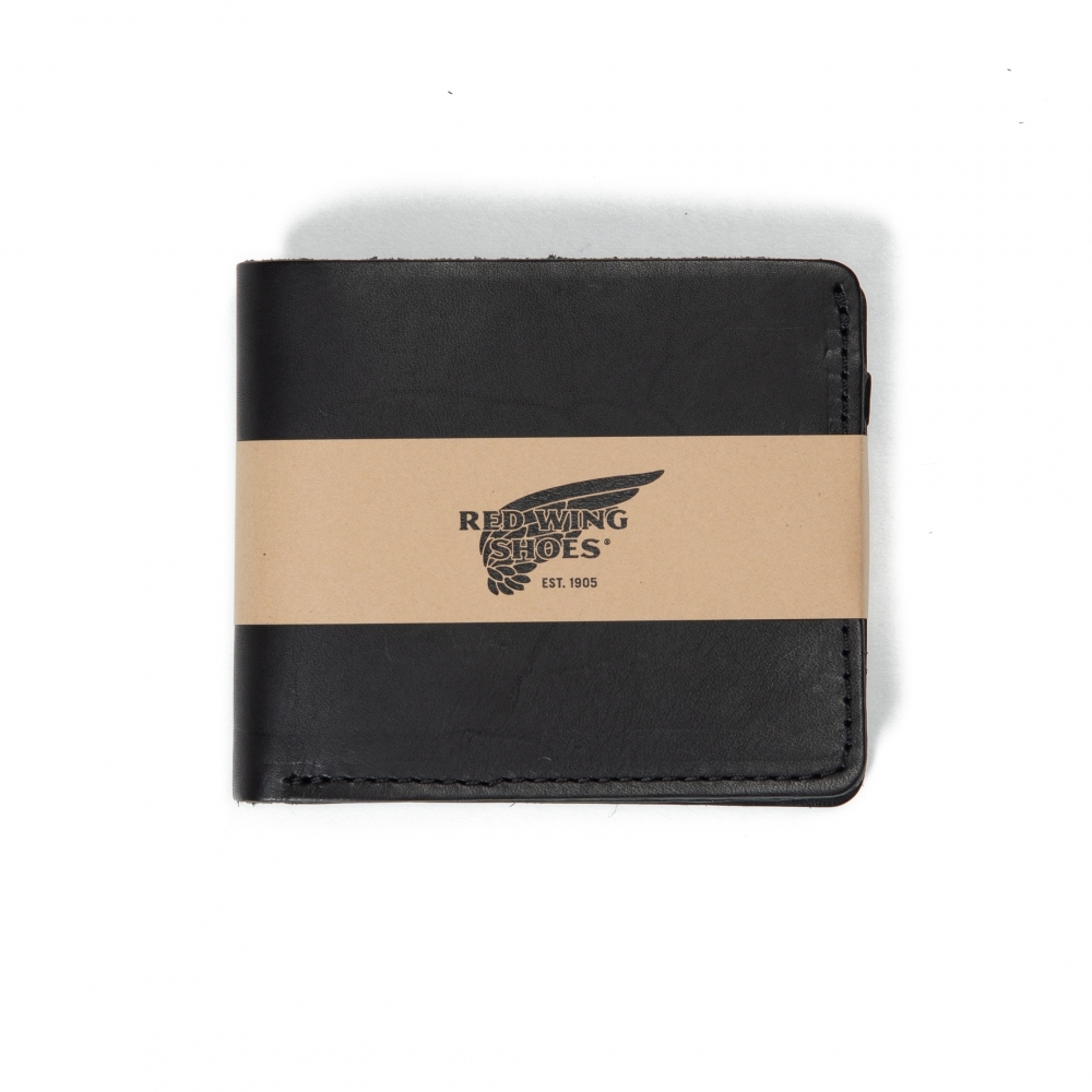 Red Wing Classic Bifold Wallet (Black Frontier Leather)