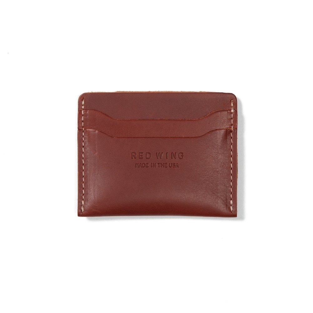 Red Wing Credit Card Holder (Oro Russet Frontier Leather)