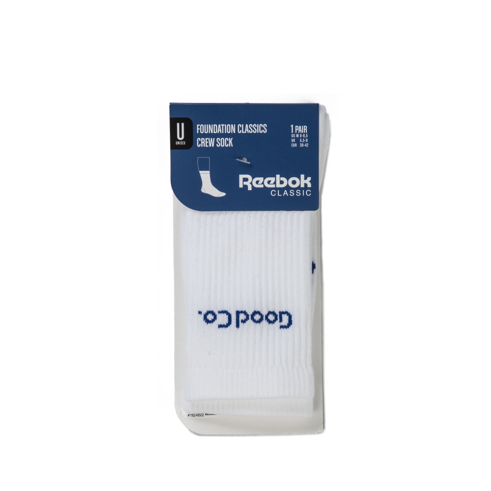 Reebok x The Good Company Crew Socks (White)