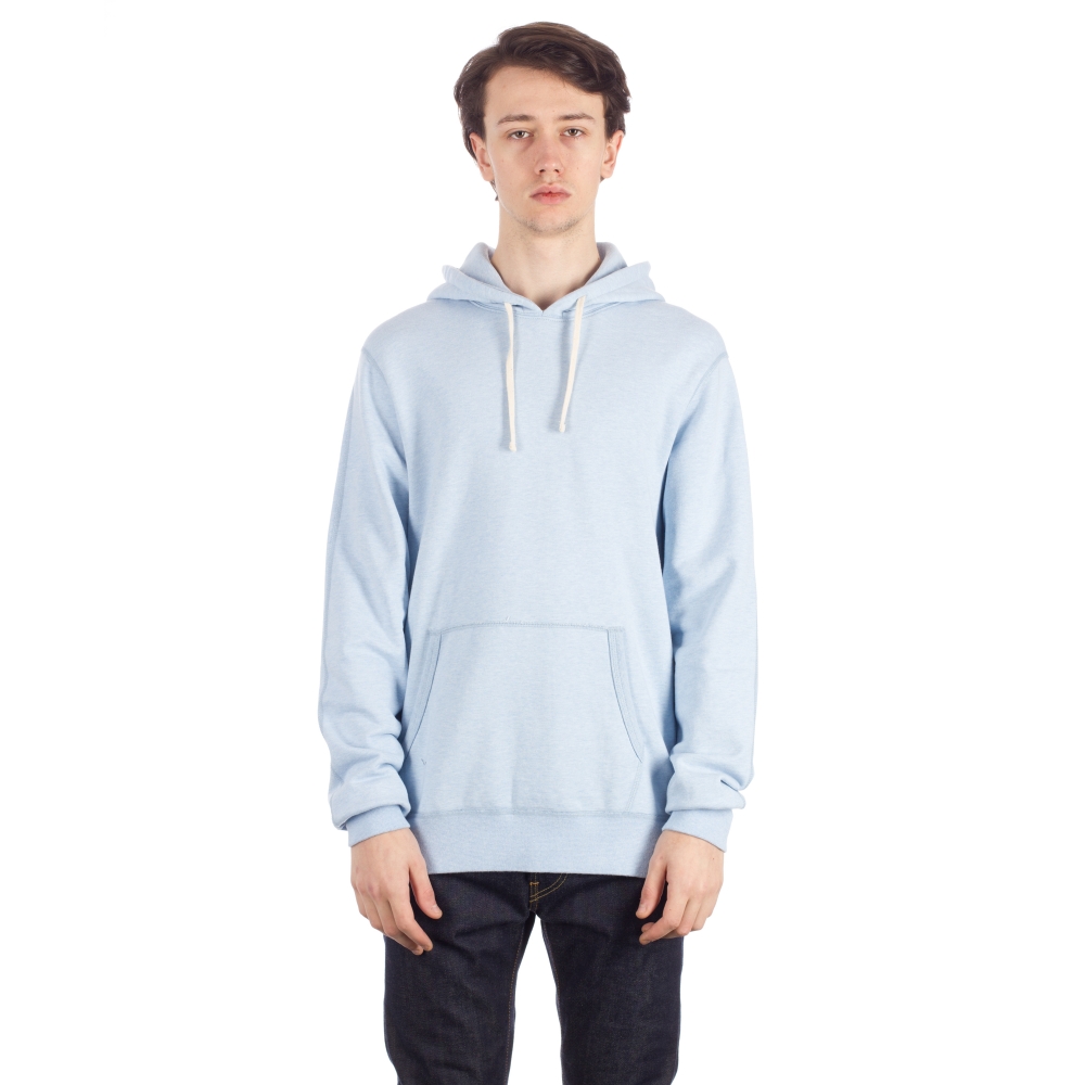 Reigning Champ Pullover Hooded Sweatshirt (Heather Light Saxe)