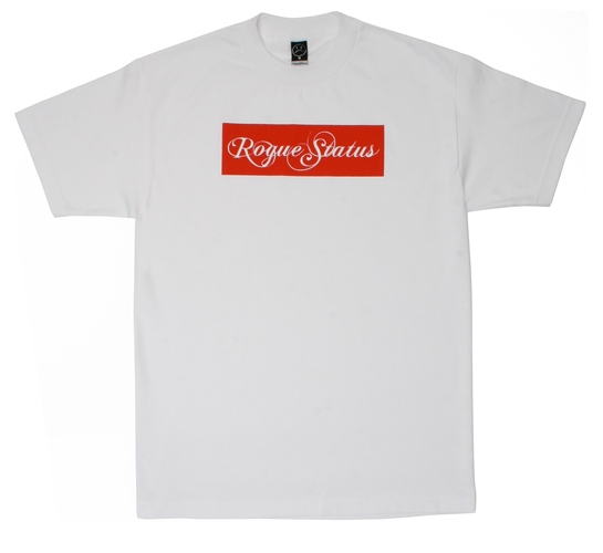 Rogue Status Men's T-Shirt - Classic Box Logo (White)