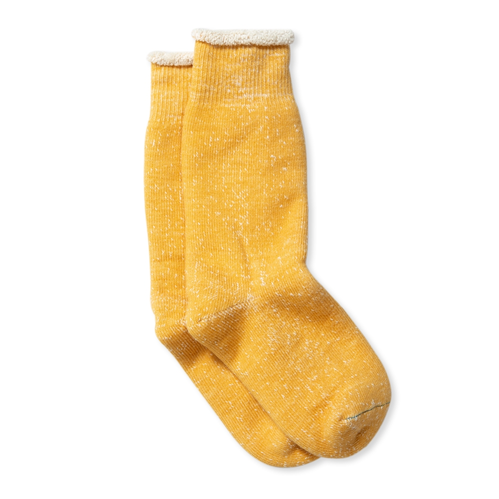 RoToTo Double Face Crew Socks (Yellow)