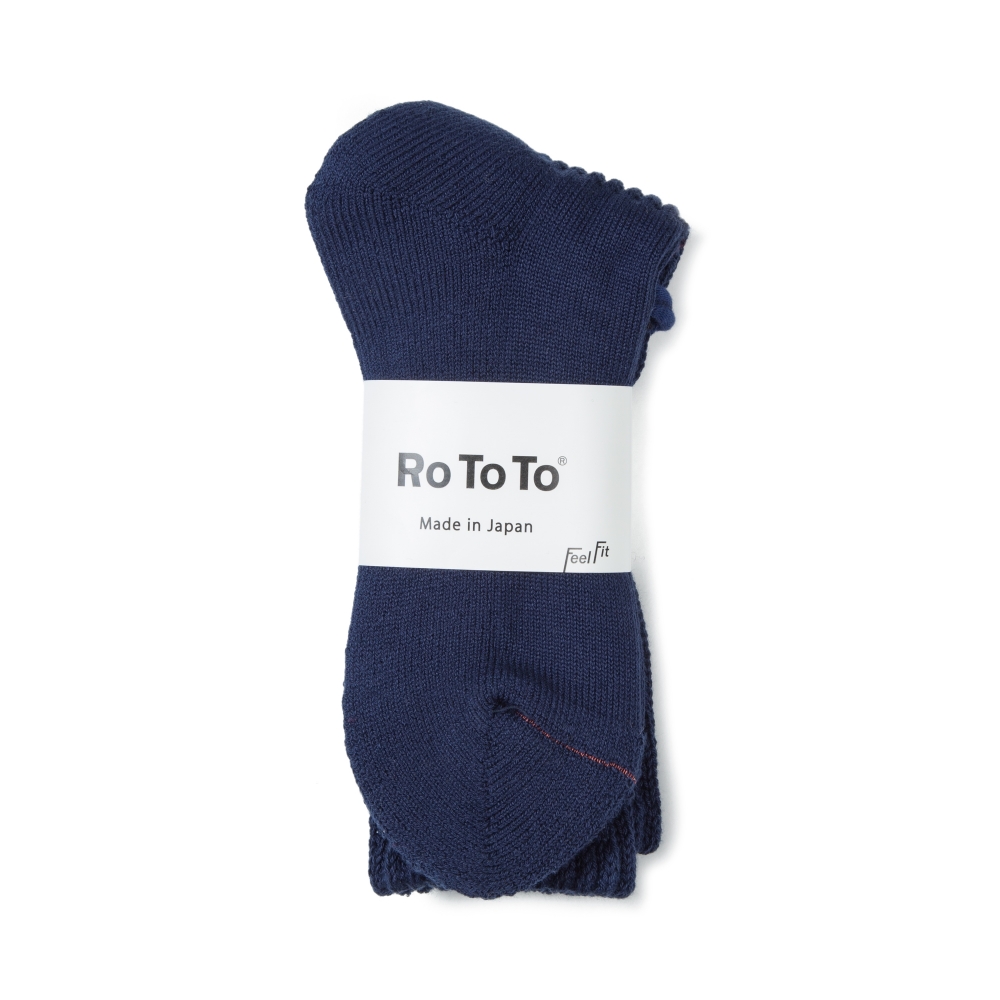 RoToTo Loose Pile Socks (Navy)