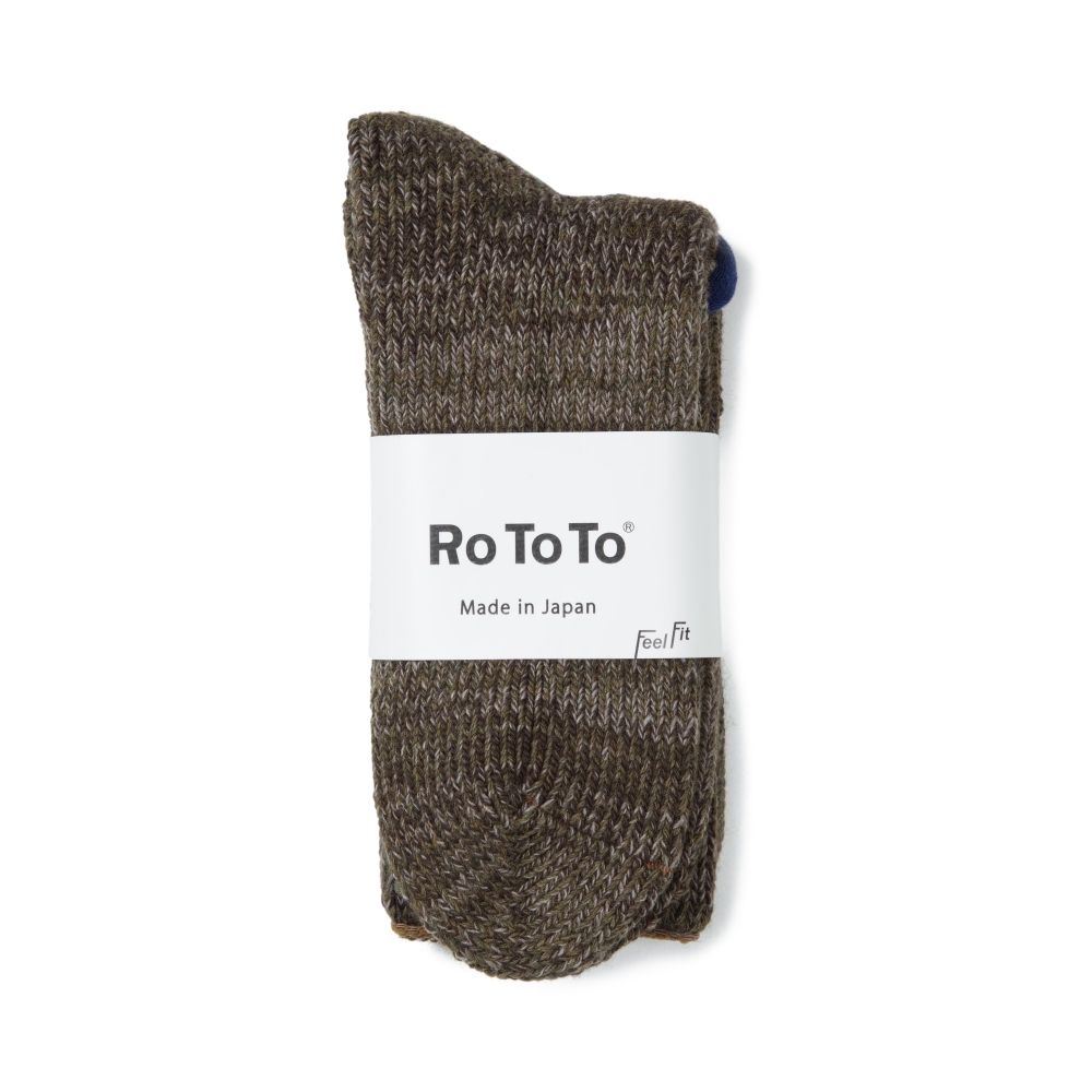 RoToTo Outlast Teasel Socks (Army Green) - Consortium.