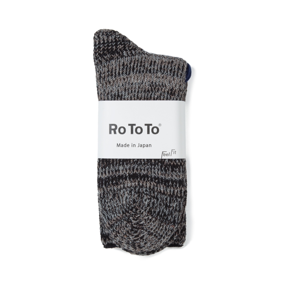 RoToTo Outlast Teasel Socks (Black Mocha) - Consortium.
