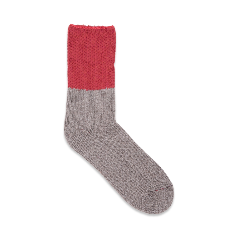 RoToTo Outlast Teasel Socks (Red/Mocha)