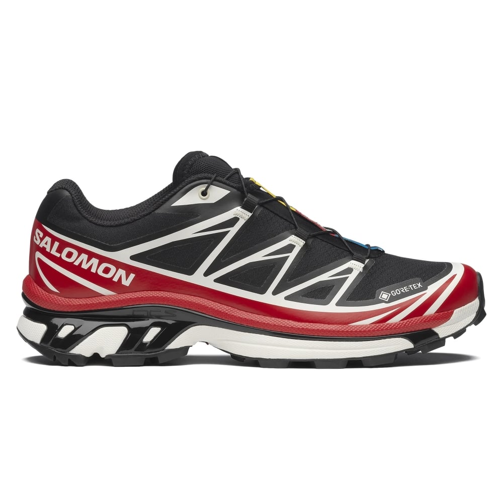 Salomon XT-6 GTX (Black/Flame Scarlet/Vanilla Ice)