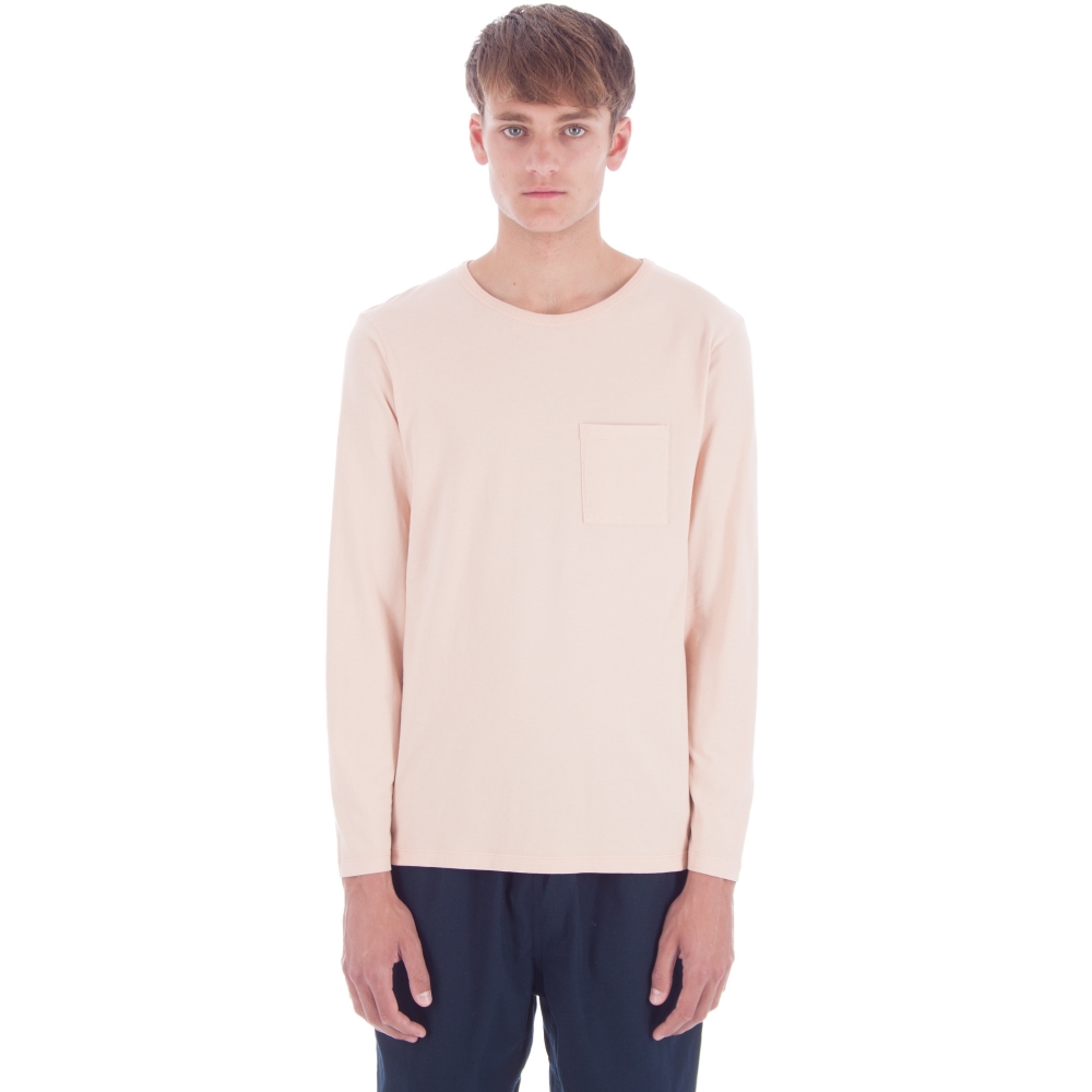 Saturday's Surf NYC James Solid Long Sleeve T-Shirt (Clay)