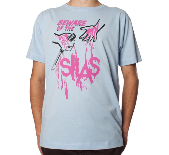 Silas X Billy Valdes Beware Of The Silas T-Shirt (Light Blue)