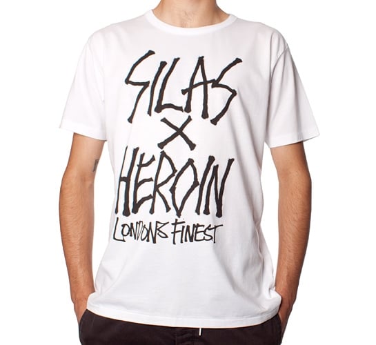 Silas X Heroin Skateboards London's Finest T-Shirt (White)