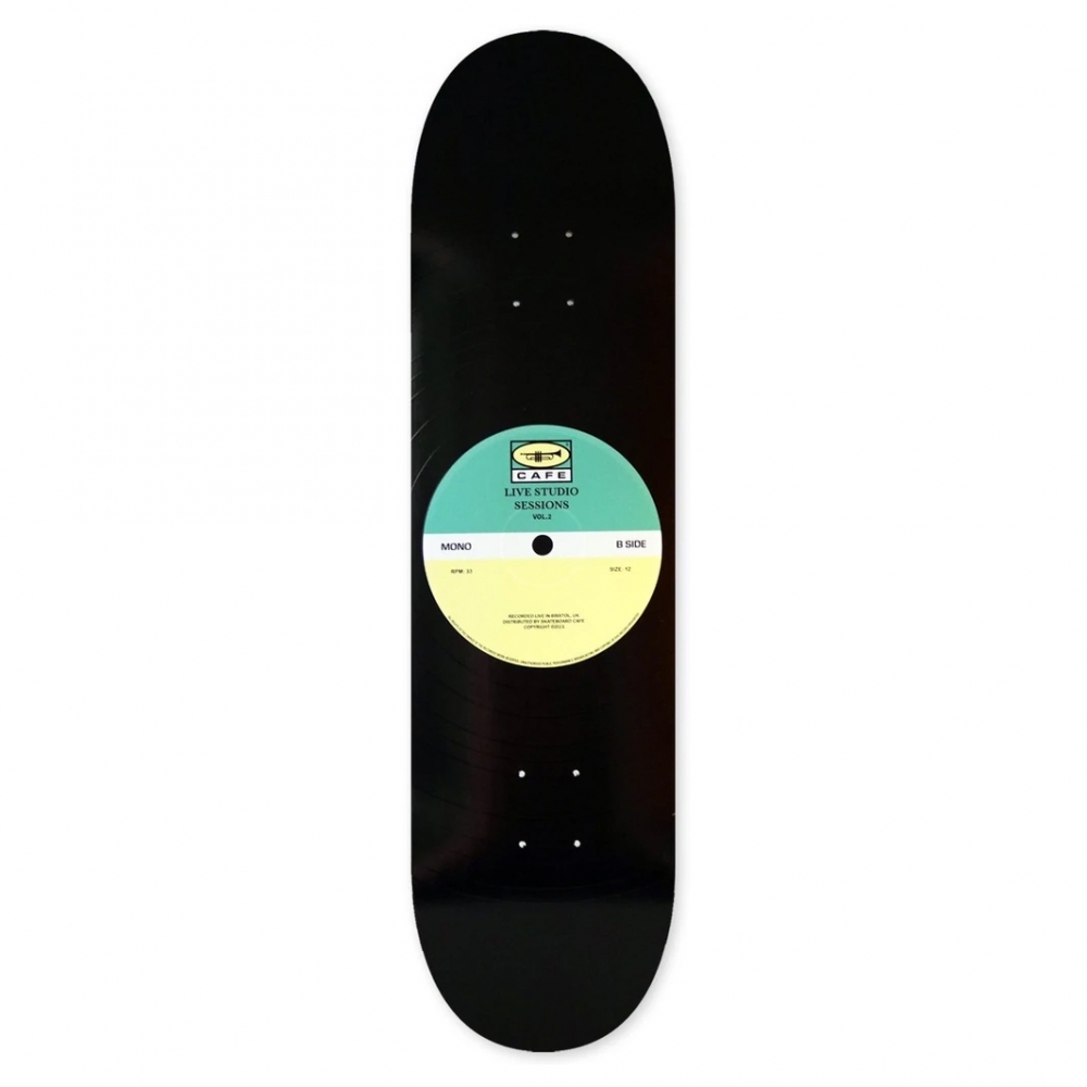 Skateboard Café 45 Skateboard Deck 8.0" (Teal/Cream)