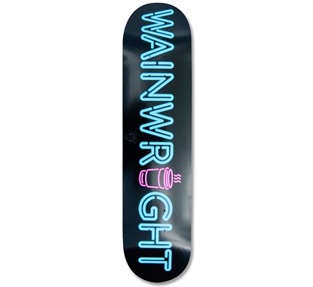 Skateboard Café Danny Wainwright Neon Guest Skateboard Deck 8.5"