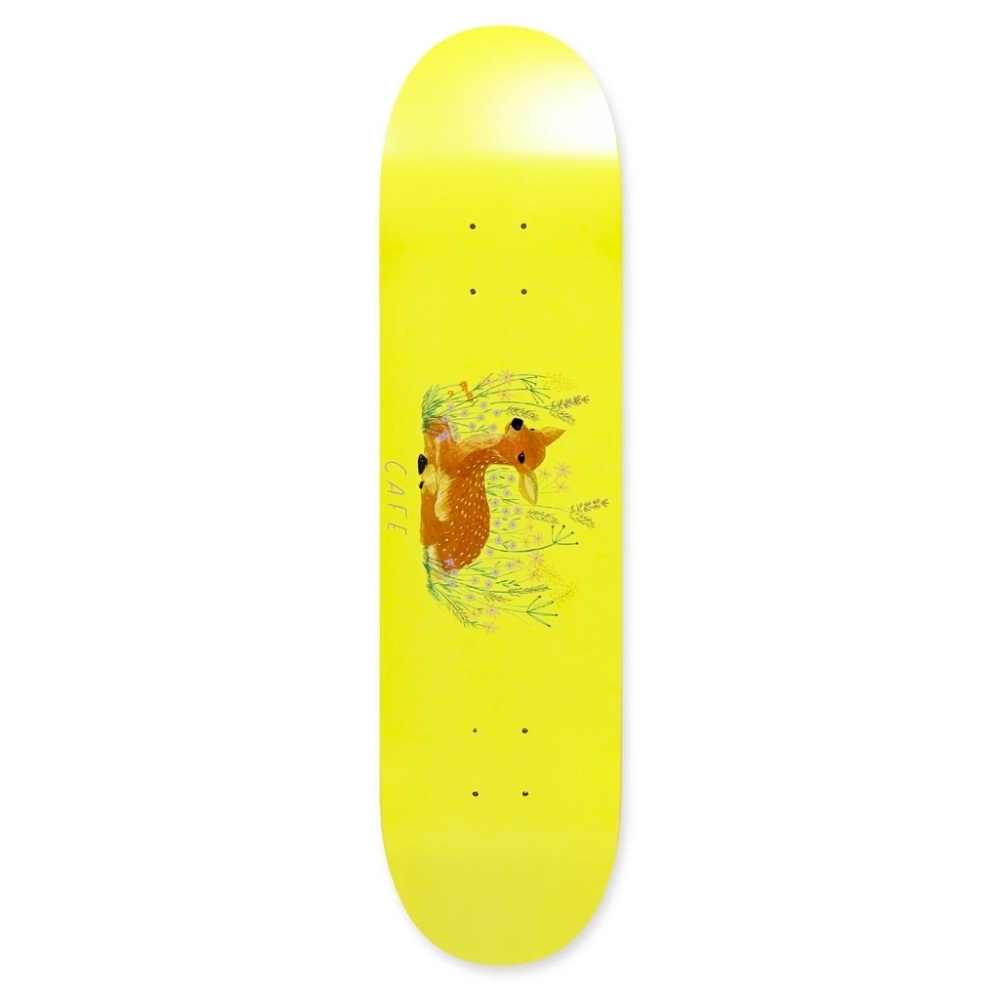 Skateboard Cafe Doe Skateboard Deck 8.25" (Banana Yellow)