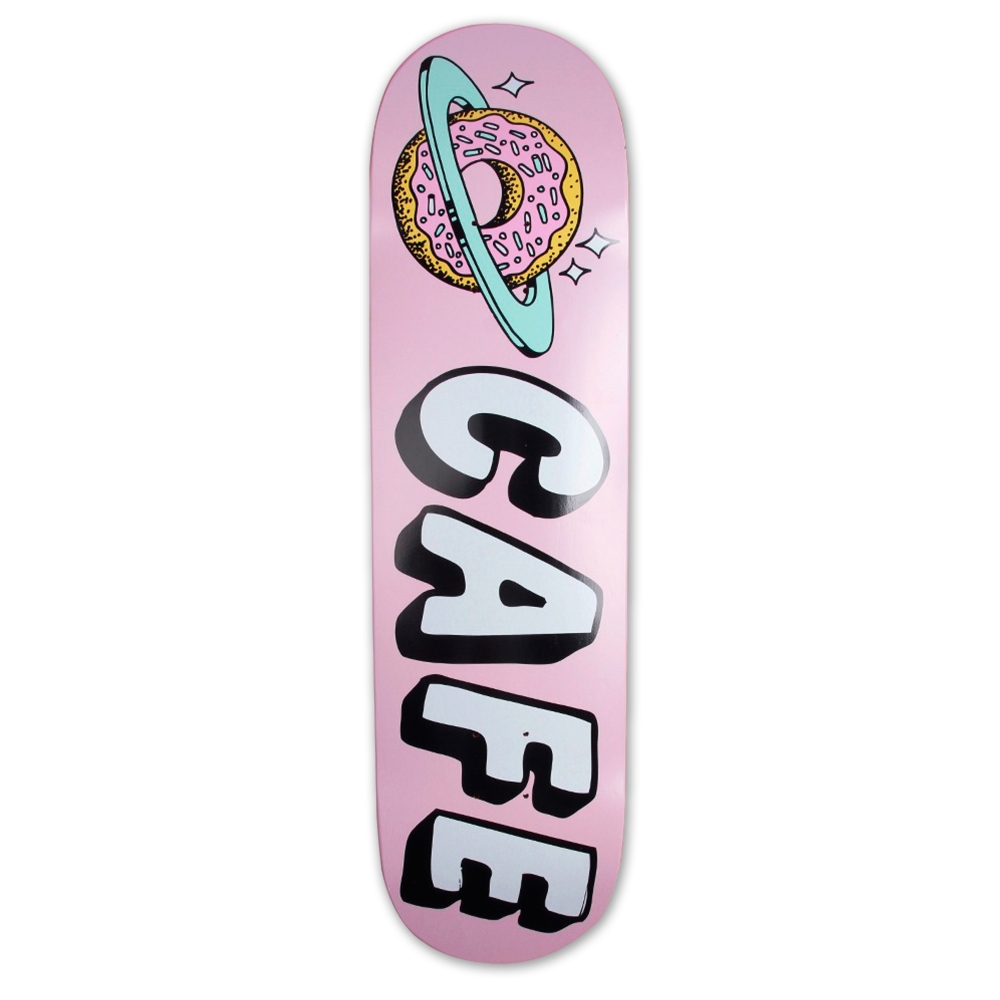 Skateboard Café Planet Donut Skateboard Deck 8" (Pink)
