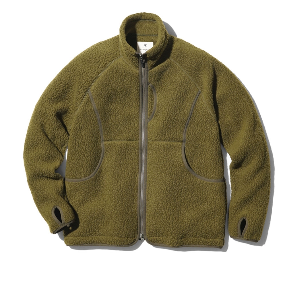 Snow Peak Thermal Boa Fleece Jacket (Olive)