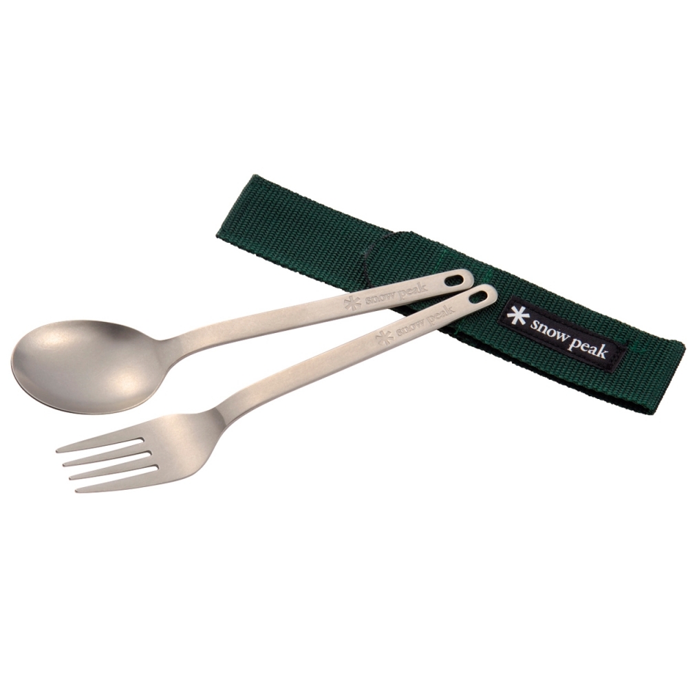 Snow Peak Titanium Fork & Spoon Set