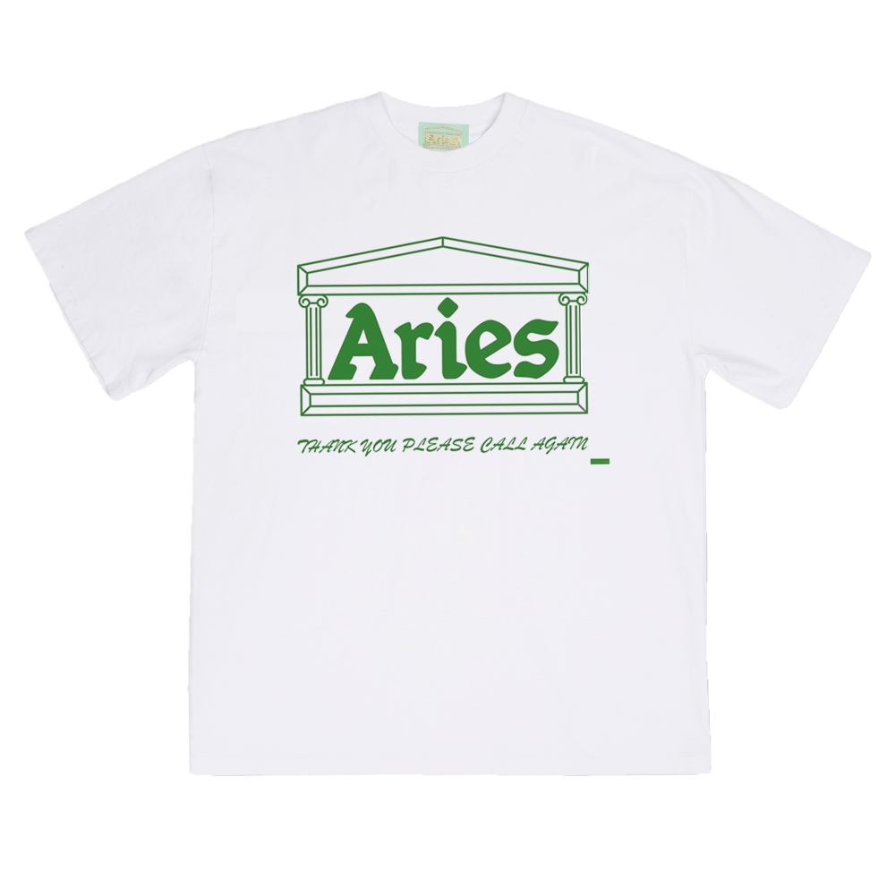 Aries Plastic Graphic T-Shirt (White)